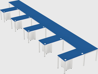 L-shaped desk