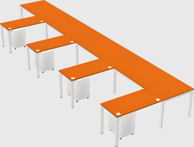L-shaped desk