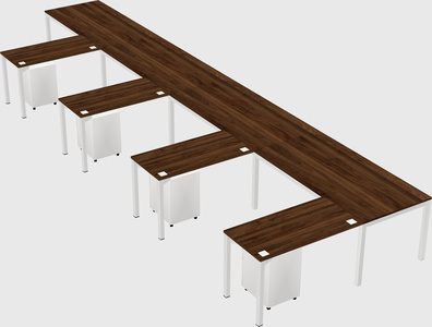 L-shaped desk