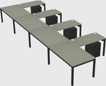 L-shaped desk