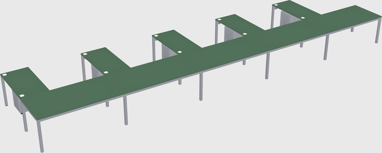 L-shaped desk