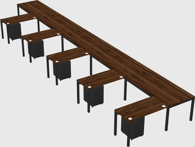 L-shaped desk