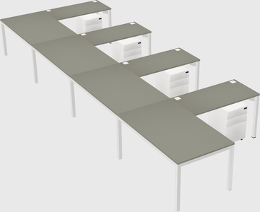 L-shaped desk