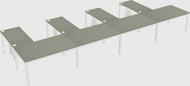 L-shaped desk