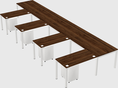 L-shaped desk