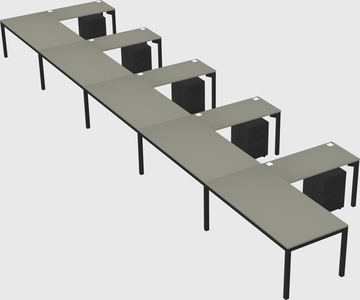 L-shaped desk