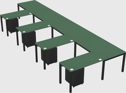 L-shaped desk