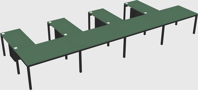 L-shaped desk