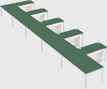 L-shaped desk