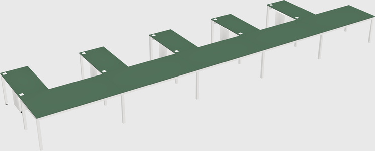 L-shaped desk