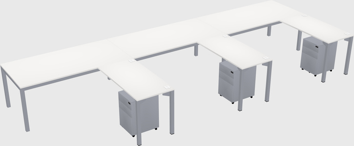 L-shaped desk