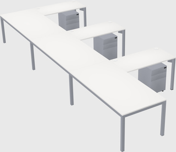 L-shaped desk