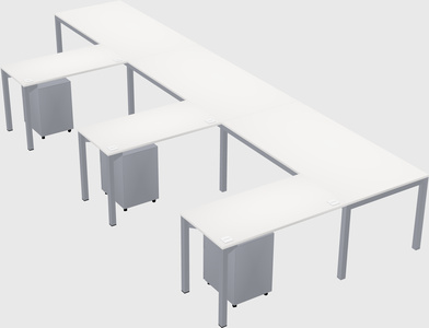 L-shaped desk