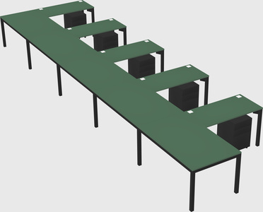 L-shaped desk