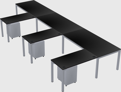 L-shaped desk