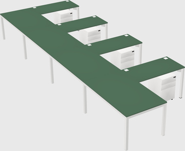 L-shaped desk