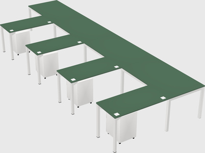 L-shaped desk