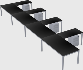 L-shaped desk