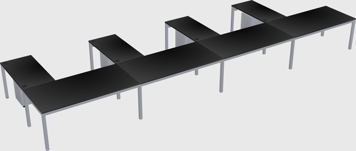 L-shaped desk