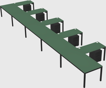 L-shaped desk