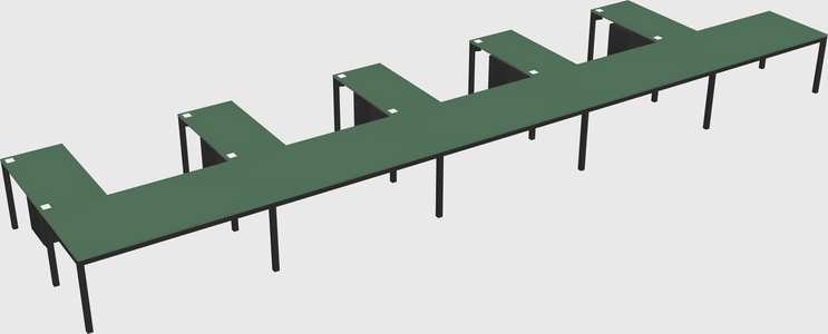 L-shaped desk