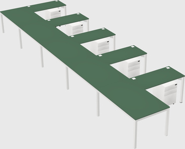 L-shaped desk
