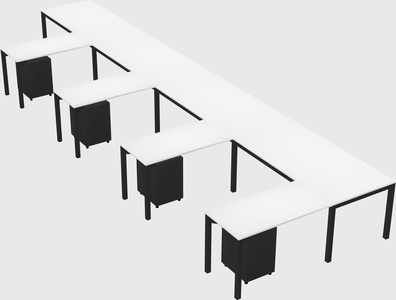 L-shaped desk