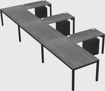 L-shaped desk