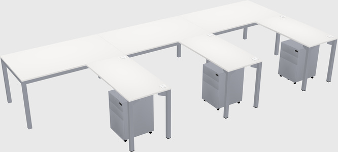 L-shaped desk