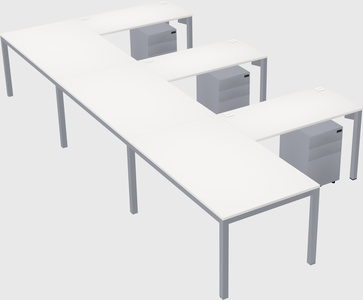 L-shaped desk