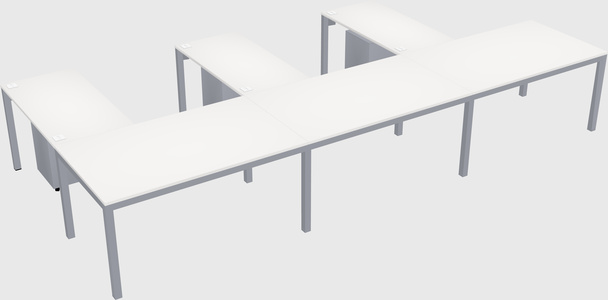 L-shaped desk