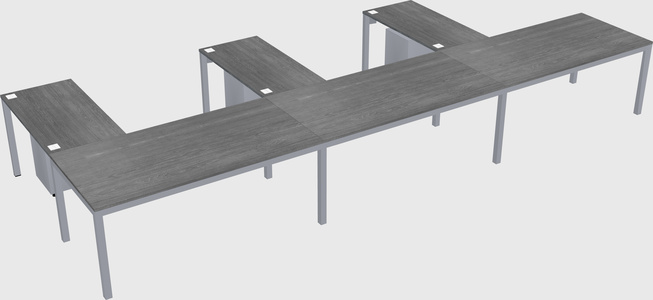 L-shaped desk