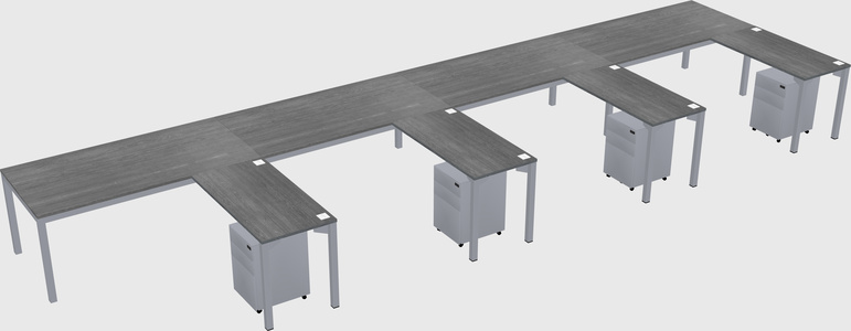 L-shaped desk