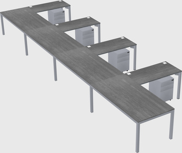 L-shaped desk