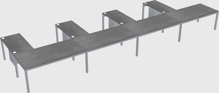 L-shaped desk