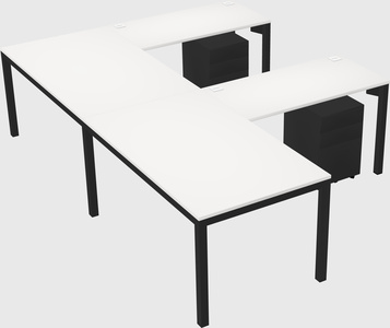 L-shaped desk