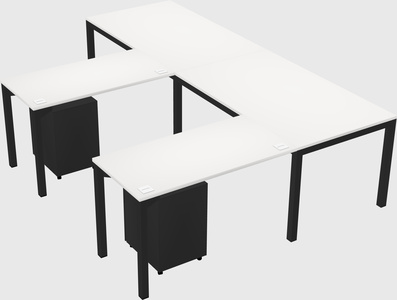 L-shaped desk