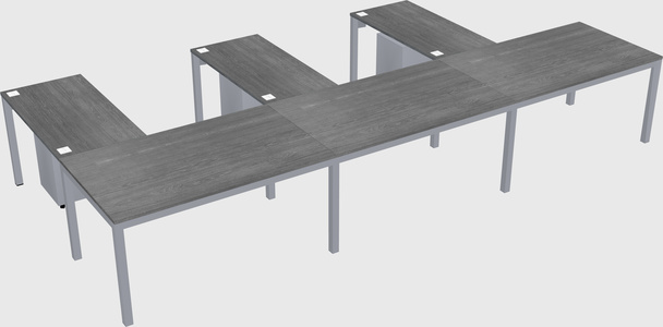 L-shaped desk