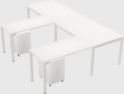 L-shaped desk