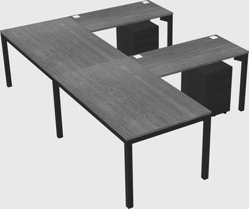 L-shaped desk