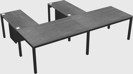 L-shaped desk