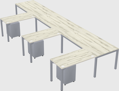 L-shaped desk