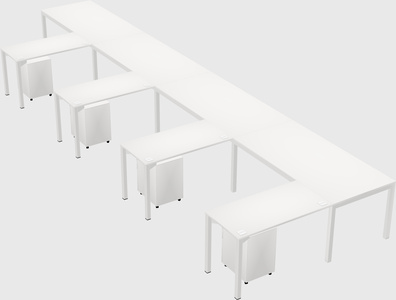 L-shaped desk