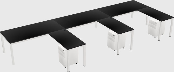 L-shaped desk