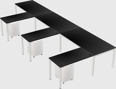 L-shaped desk
