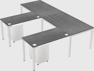 L-shaped desk