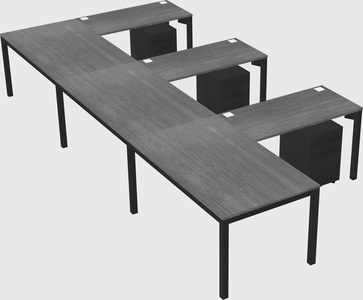 L-shaped desk