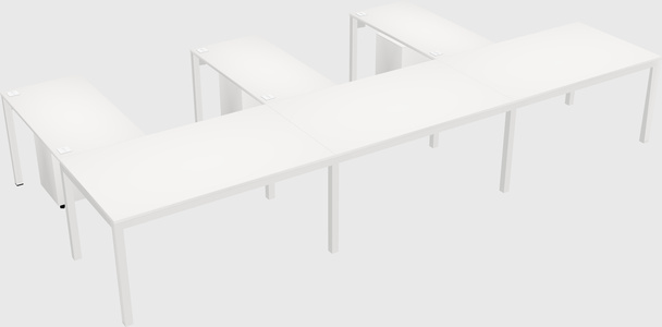 L-shaped desk