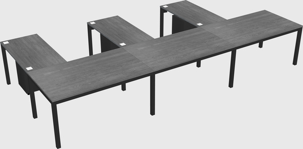 L-shaped desk