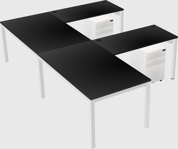 L-shaped desk